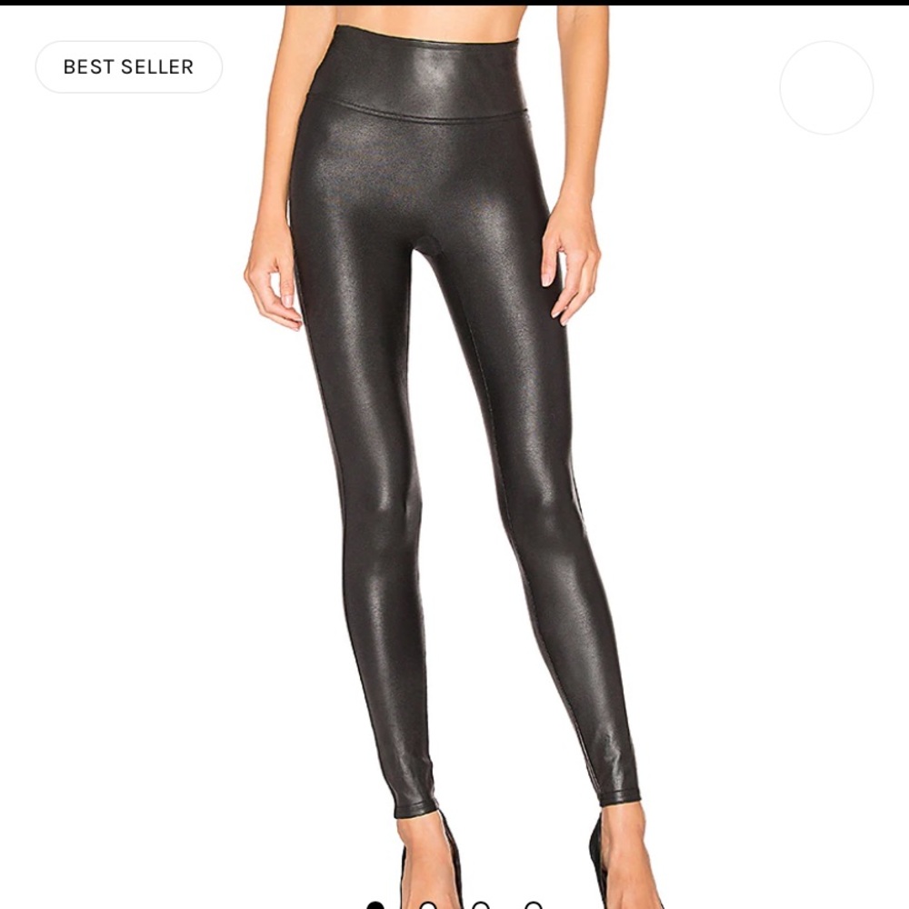 Spanx faux leather leggings
